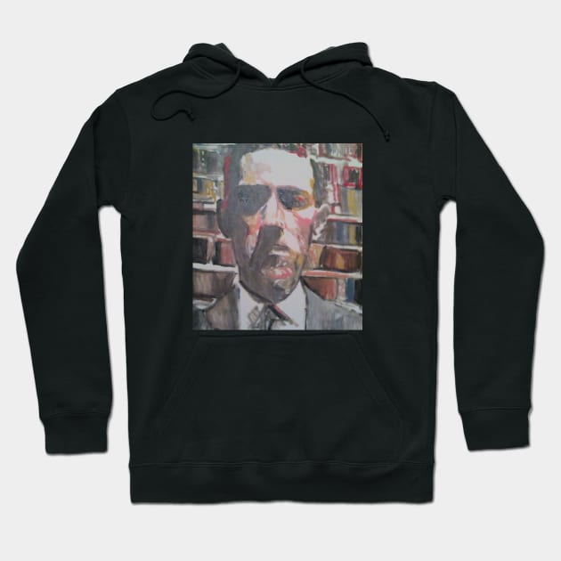 HP Lovecraft Hoodie by Mike Nesloney Art